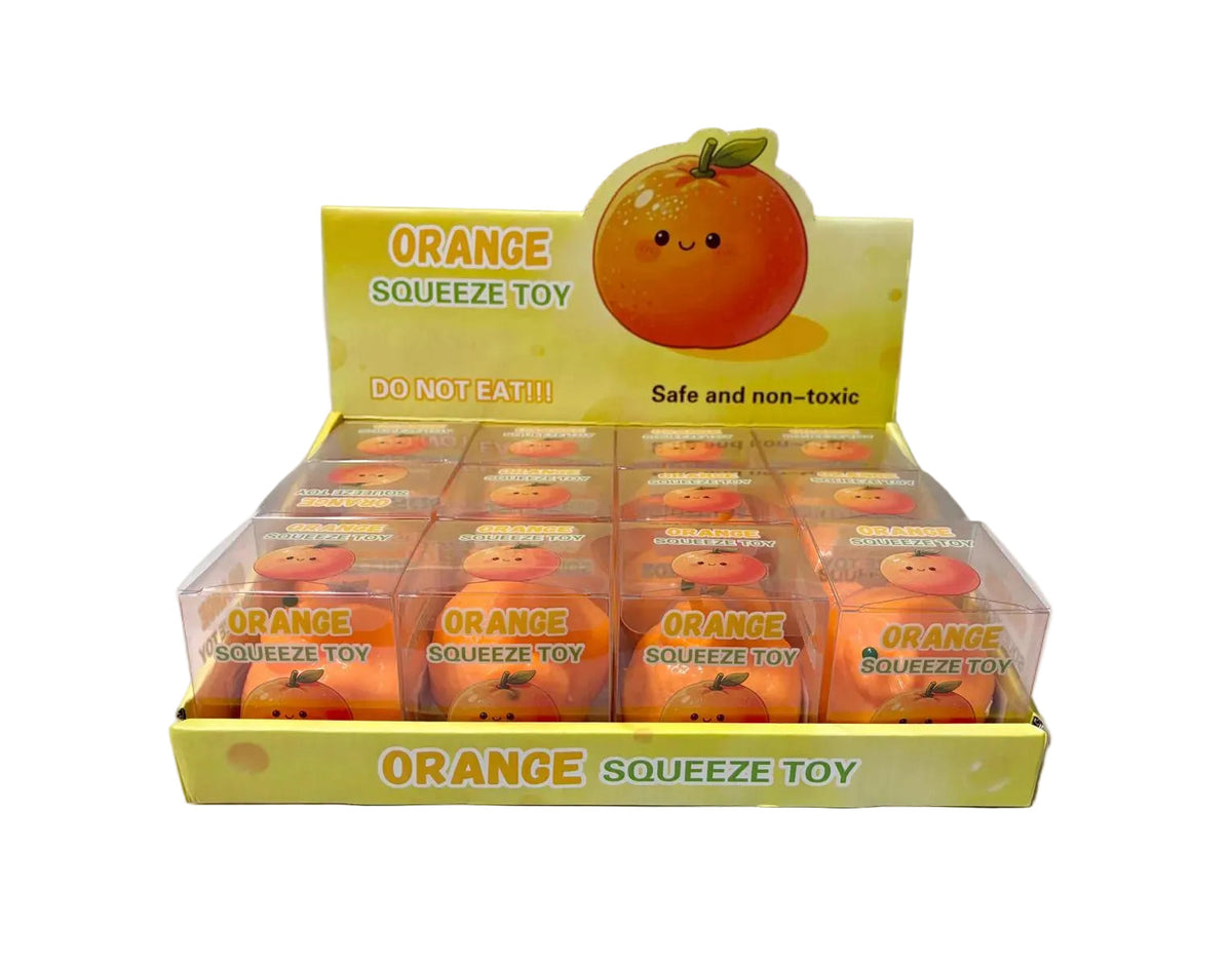 Crunchy Orange Squish Toy 12/bx