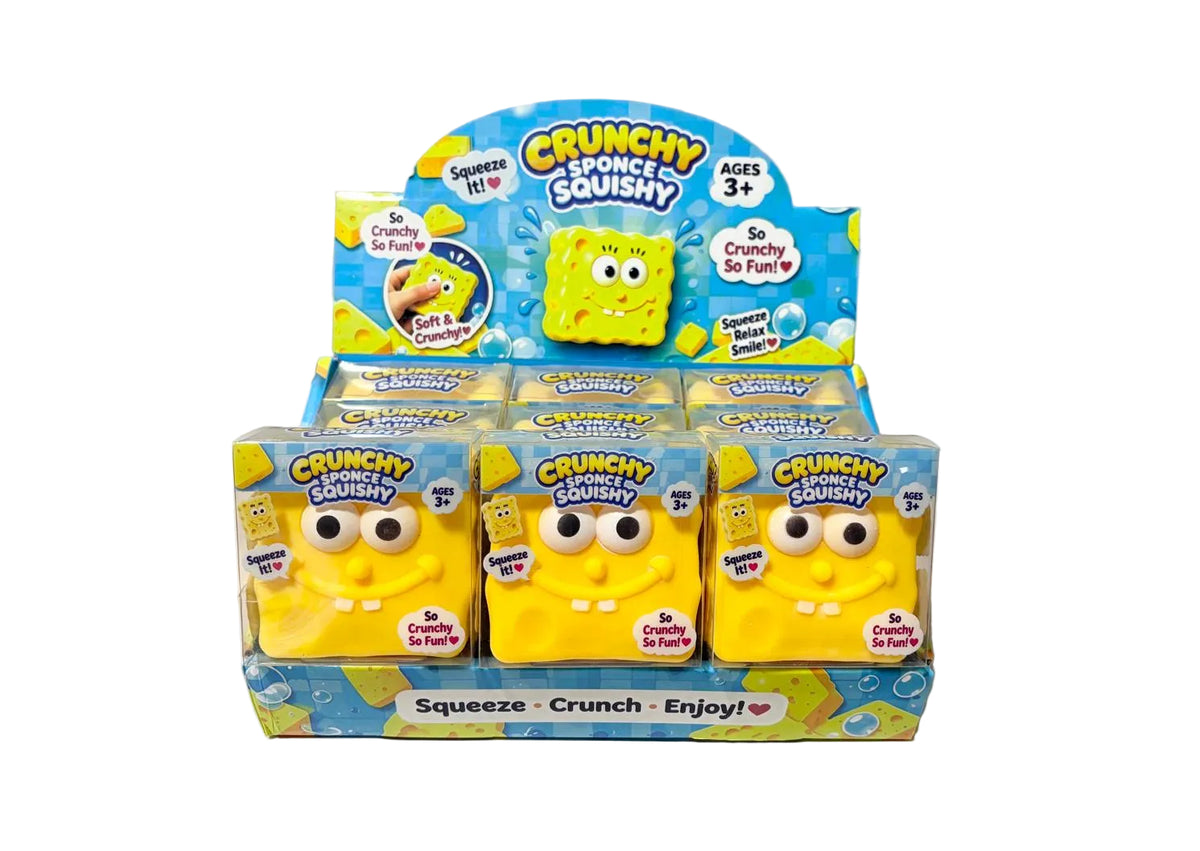 Crunchy Sponce Squish Toy 12/bx