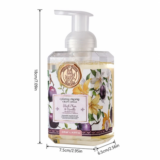 Chateau Propre Foaming Hand Soap 16.9 fl oz – Black Plum & Vanilla 12/bx
