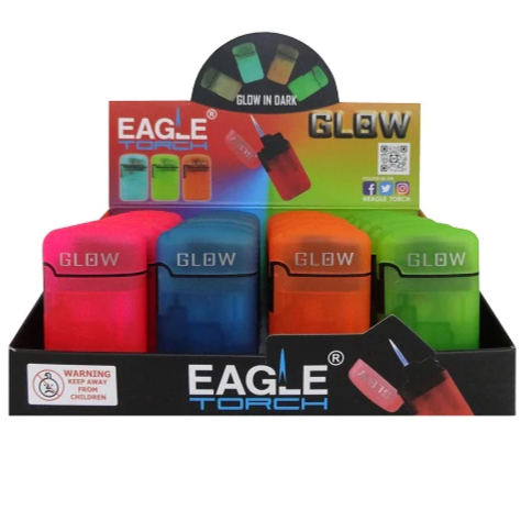 Eagle Glow In Dark Torch Lighters 20/bx