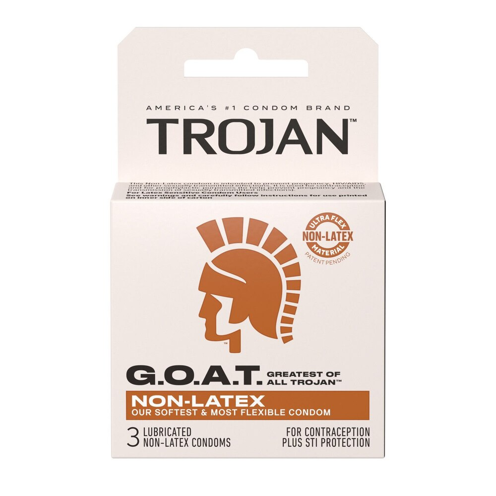 Trojan GOAT Non Latex Condom 3pk 12bx