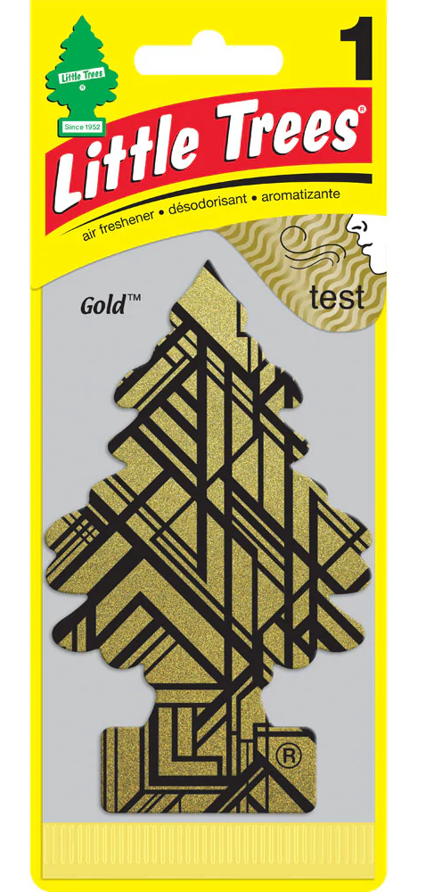 Little Tree Air Freshener Gold 24bx