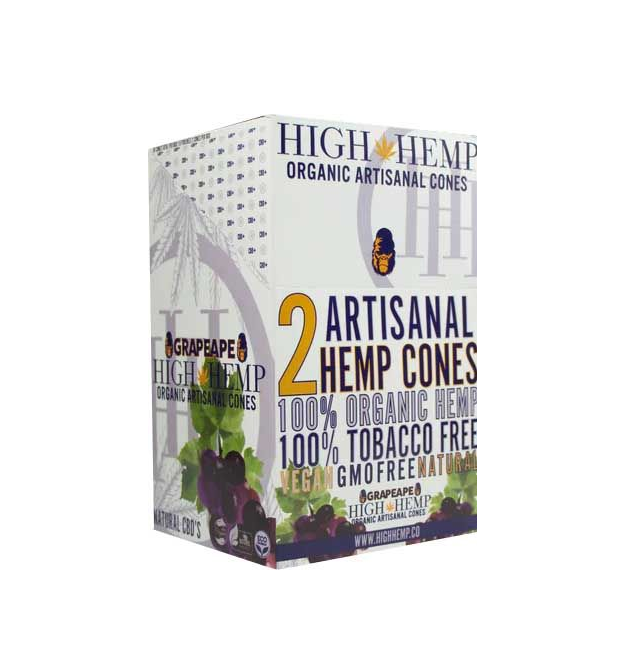 High Hemp Cones Grape Ape 2pk 15/bx