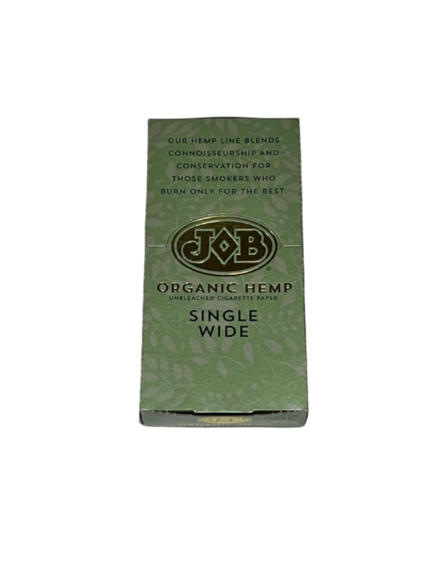 JOB Cigarette paper Organic Hemp Single Wide 24/bx
