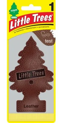 Little Tree Air Freshener Leather 24bx