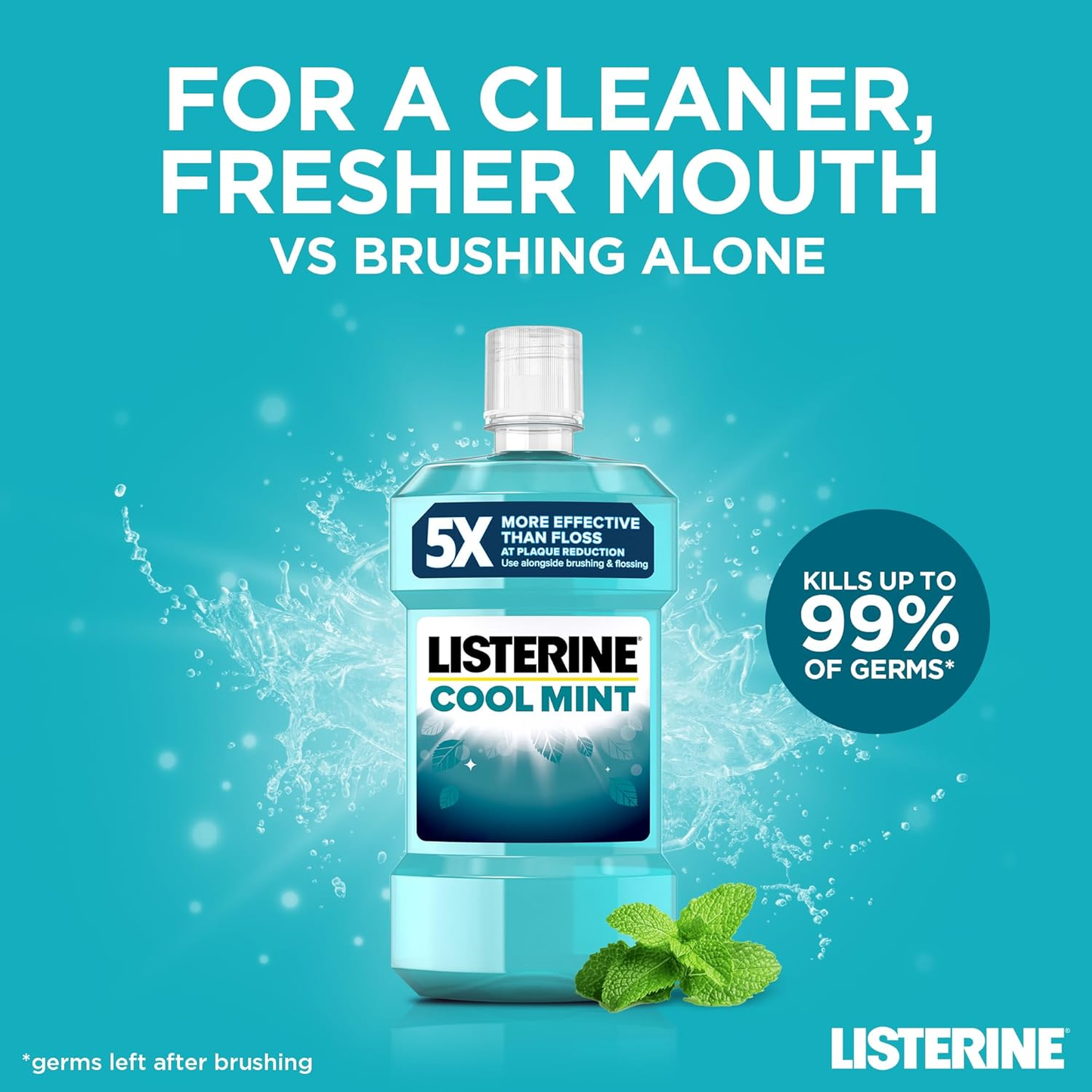 Listerine Mouthwash 250ml-8.45oz 6/bx