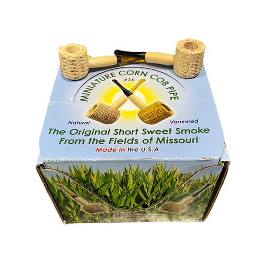 Missouri (USA) Mini Corn Cob Pipes 36/ct