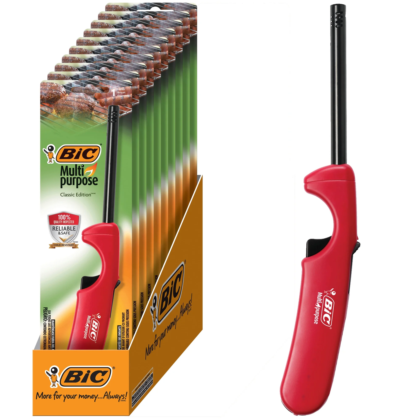 Bic Multi-purpose Lighters 9/ct Display
