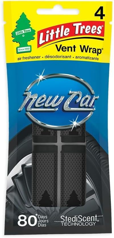 Little Tree Vent Wrap New Car 4/bx 16pc