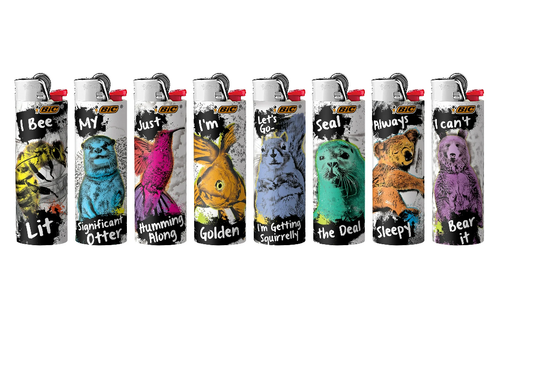 Bic Animal Party Lighters 50ct