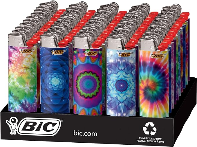 Bic Psychedelic Patterns Lighters 50ct