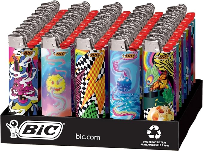 Bic Prismatic Lighters 50ct