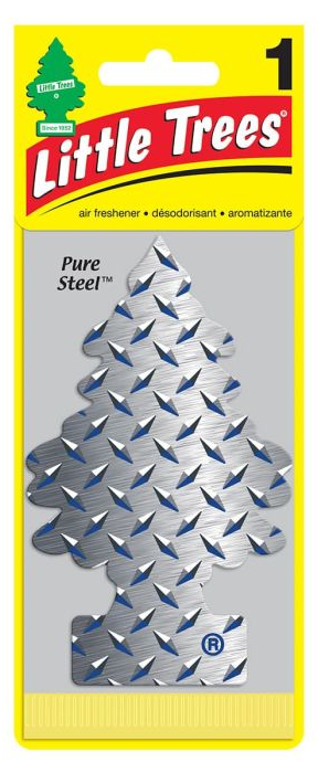 Little Tree Air Freshener Pure Steel 24bx