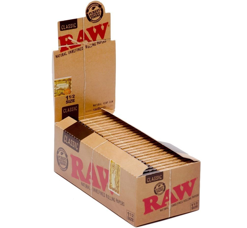 wholesale Raw Classic 1.5 Cigarette Paper 25/bx