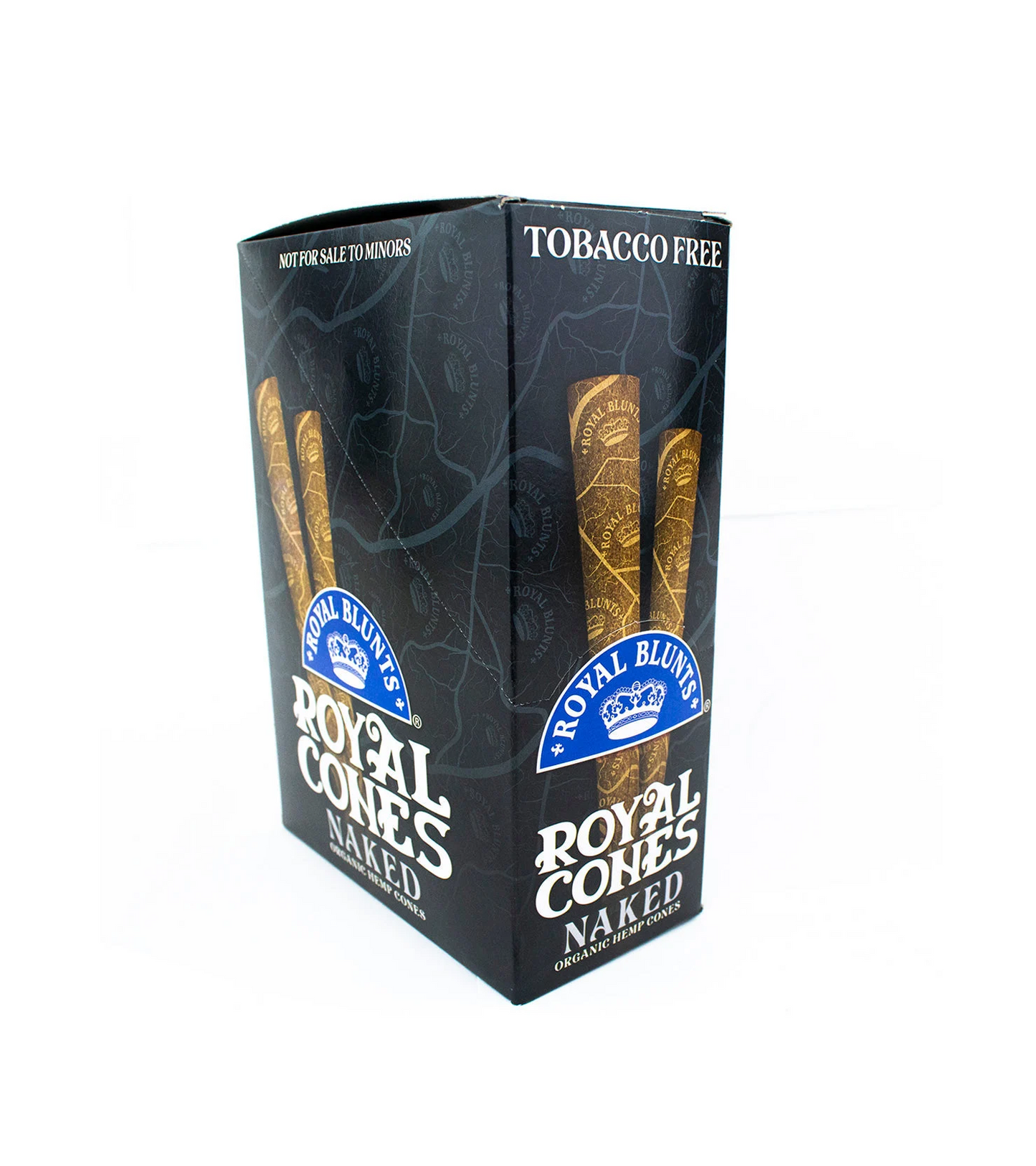 Royal Blunts Organic Hemp Cones Naked 2pk 10/bx