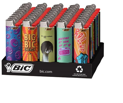 Bic Rotating trend Lighters 50ct