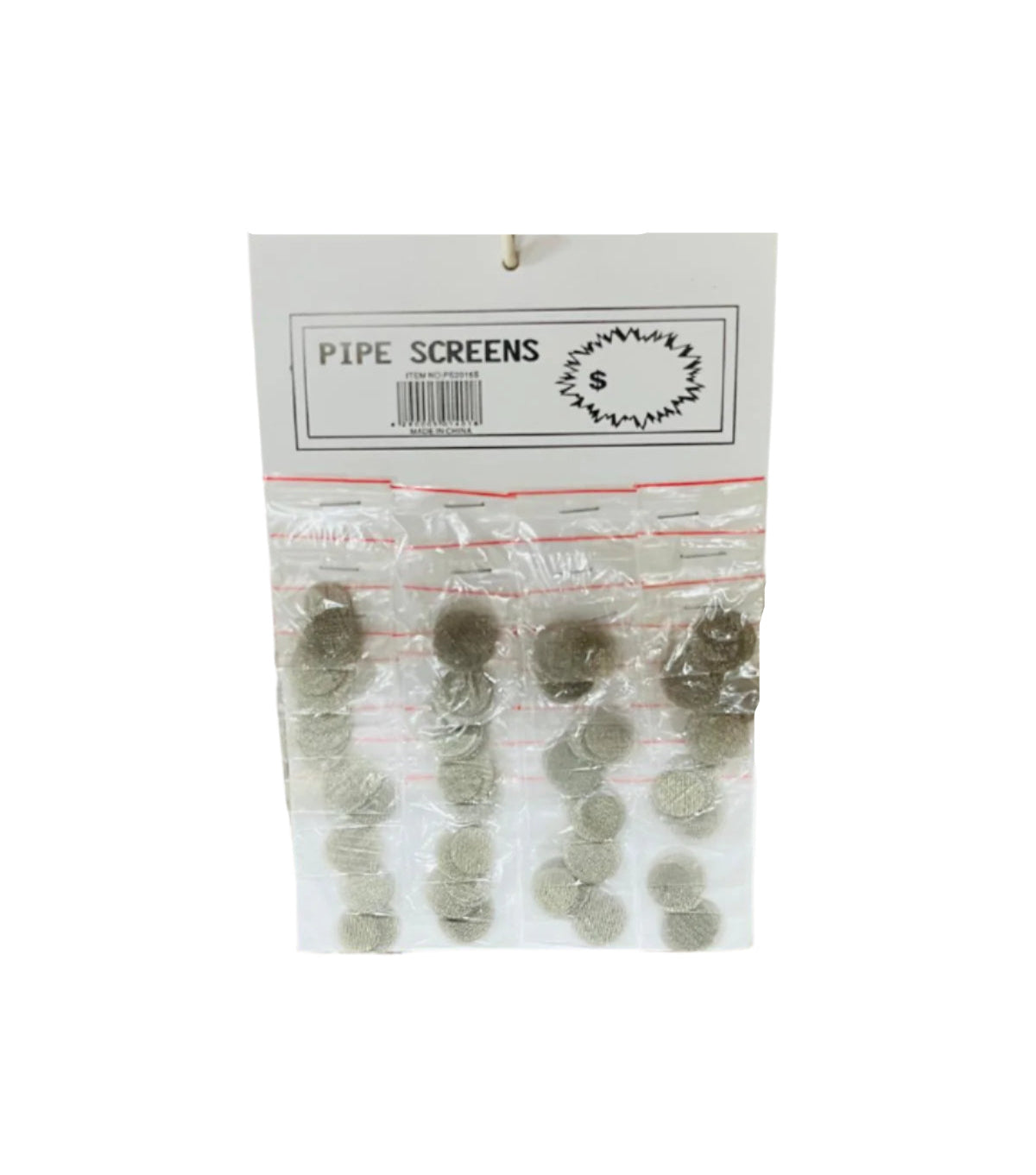 Silver Pipe Screens 32/card