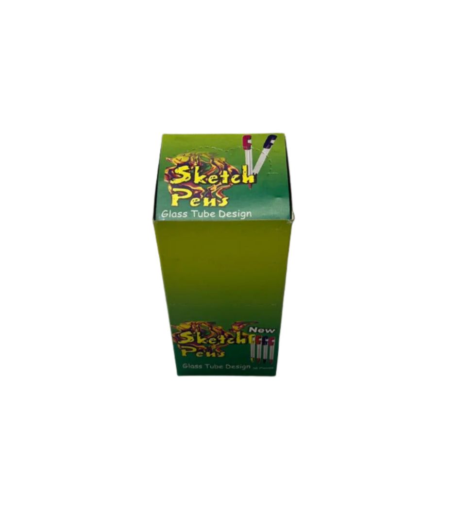 Sketch Pens Glass Tube Design 36/bx