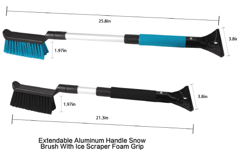Extendable Snow Brush & Ice Scraper 12/bx