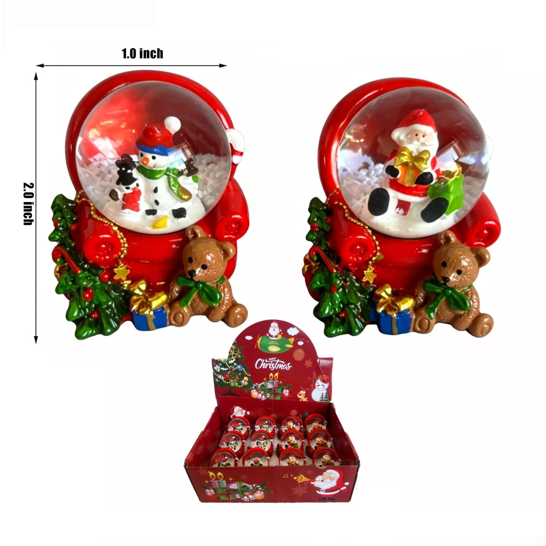 Holiday Chair Design 2" Snow Globe 12/Display
