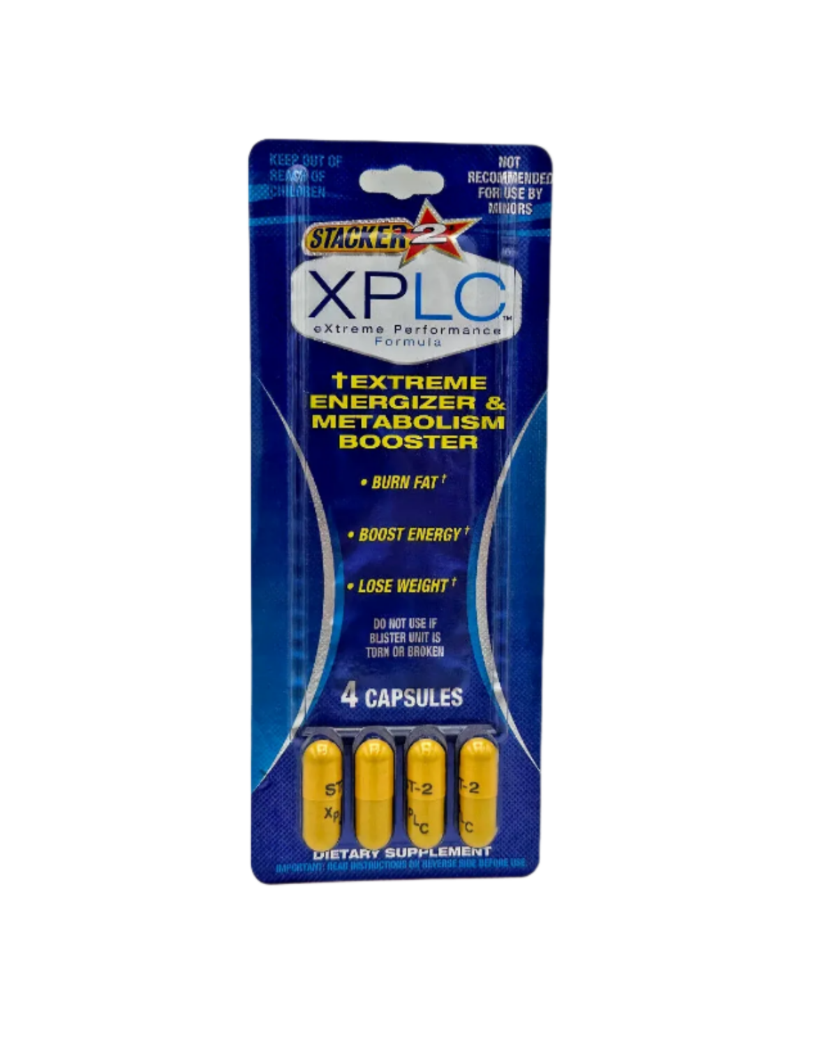 Stacker 2 XPLC Diet & Energy supplement 4/ct Packets 24/bx