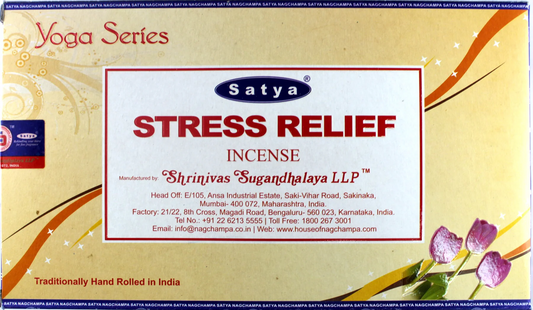 Nag Satya Incense Stress relief  15g 12/bx