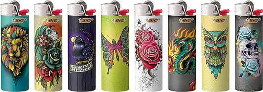Bic Tattoo Lighters 50ct