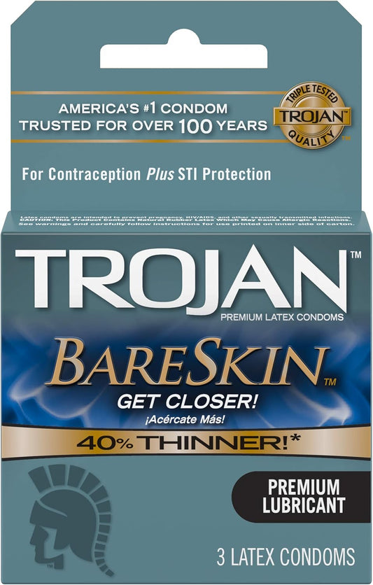 Trojan Bareskin 3pk 12bx