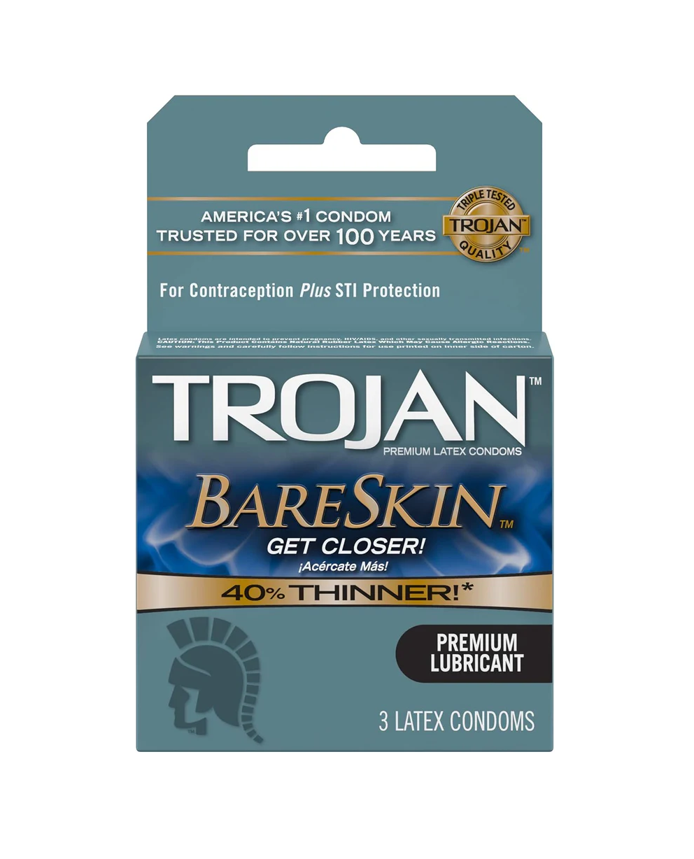 Trojan Bareskin 3pk 12bx