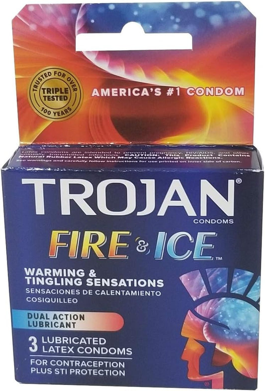 Trojan Fire & Ice 3pk 12bx