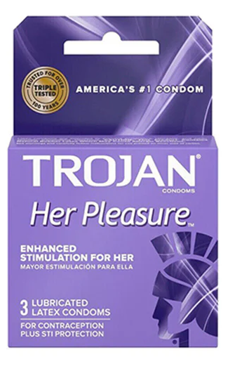 Trojan Her Pleasure 3pk 12bx