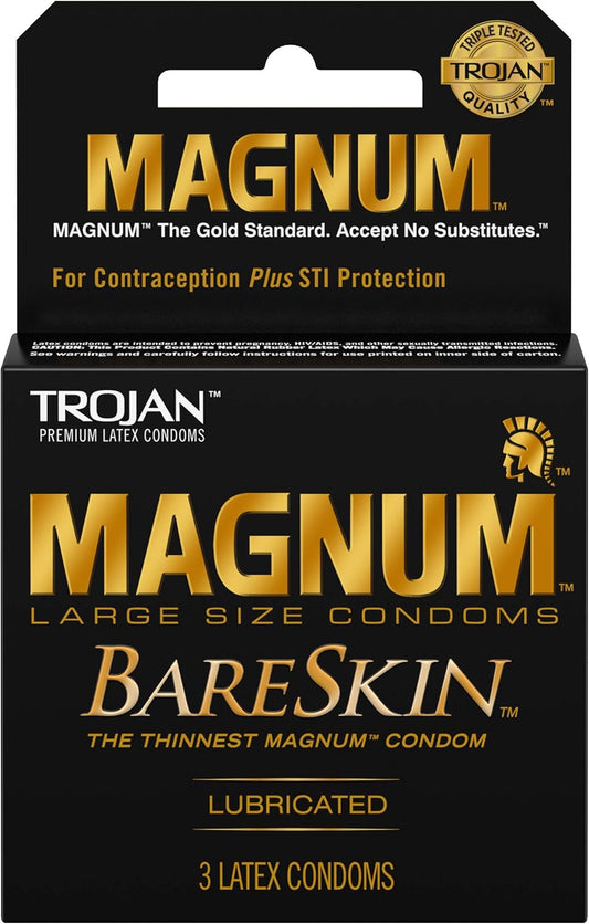 Trojan Magnum Bareskin 3pk 12bx