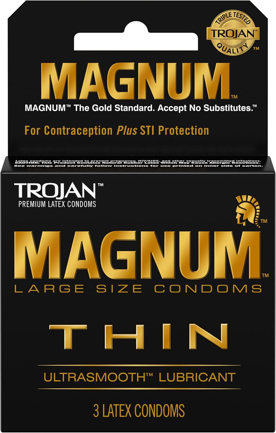 Trojan Magnum THIN 3pk 12bx