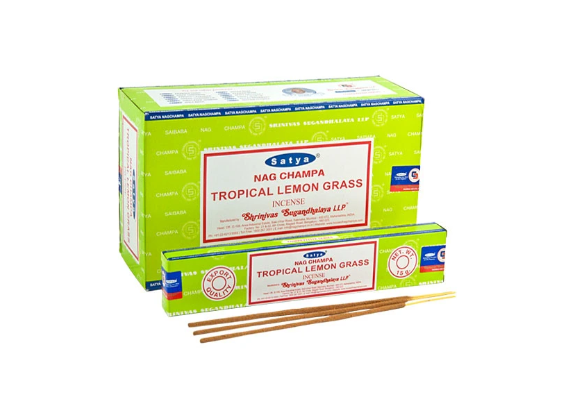Nag Satya Incense Tropical lemon grass 15g 12/bx