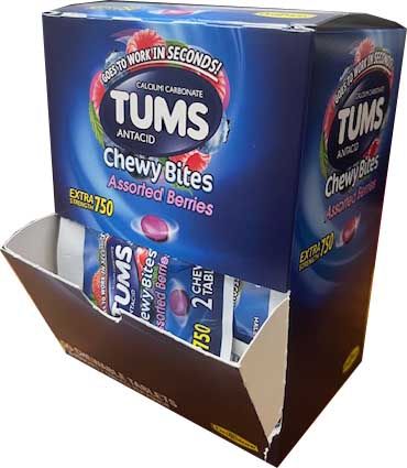 Tums Chewy Bites Asst Berries 25/2pks