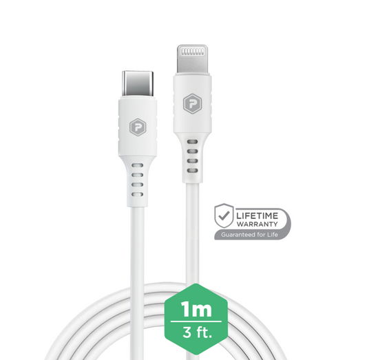 Type C to Lightning 3ft cable