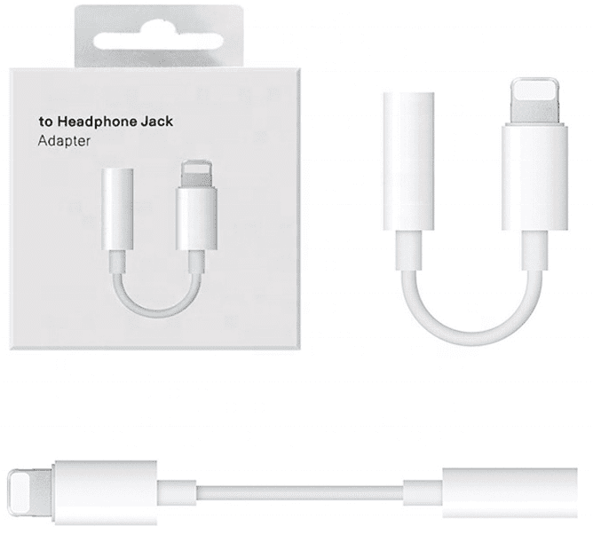 iPhone Adapter to Aux (headphone Jax) 6/bx