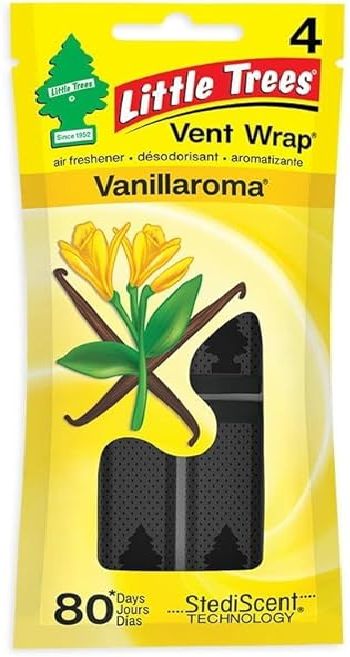 Little Tree Vent Wrap Vanillaroma 4/bx 16pc