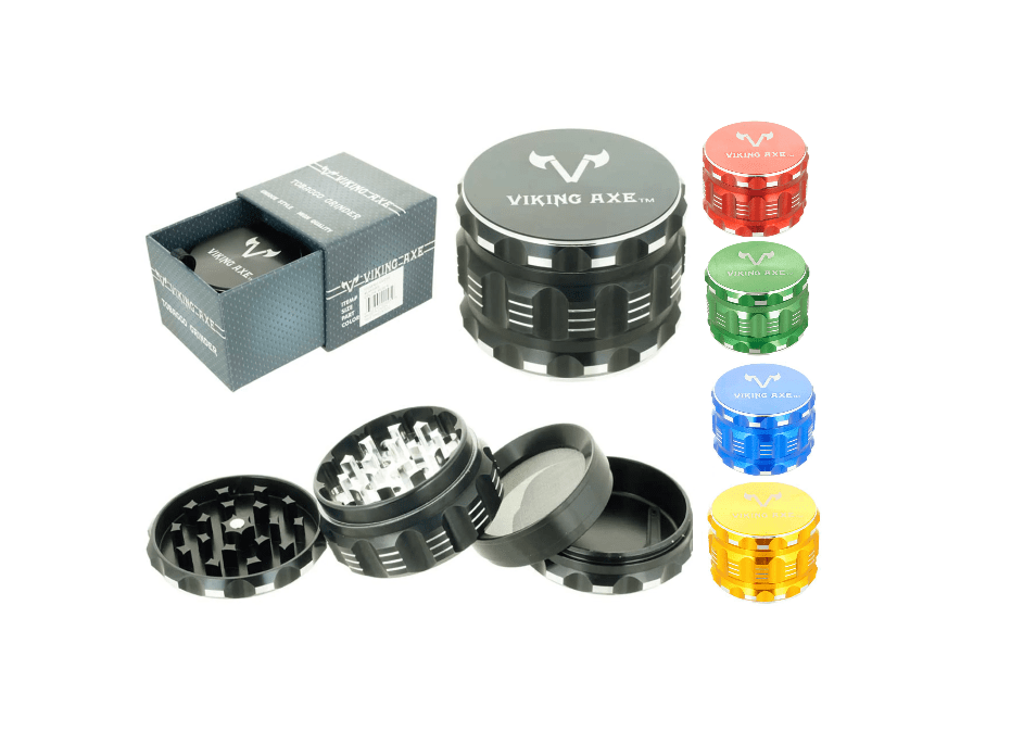 Viking Axe 4 Part Aluminum Grinder 1/pc