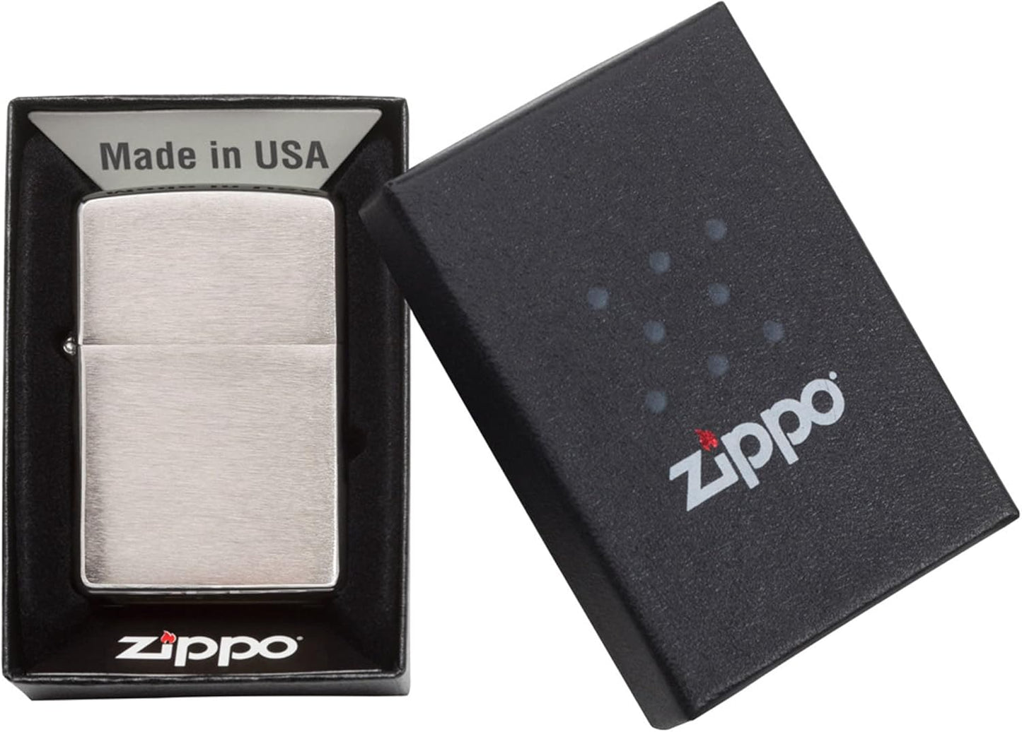 Wholesale Zippo Brushed Chrome Lighter #200