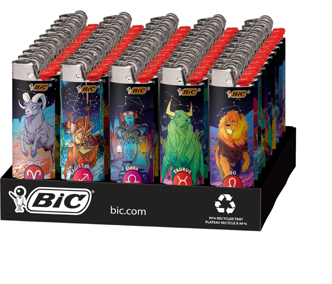 Bic Zodiac Lighters 50ct