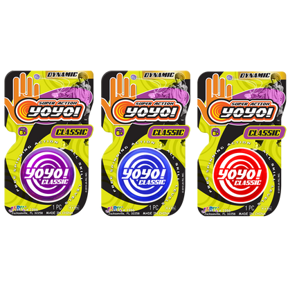 JA-RU Yo-Yo Classic Asst Colors 6/bx