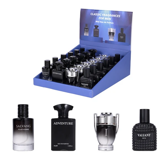 Men’s CLASSIC Fragrances – Mini EDP PDQ Display, 30ml