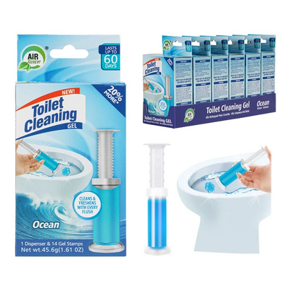 Air Fusion Toilet Cleaning Gel 1.6oz Ocean Fresh 6/bx
