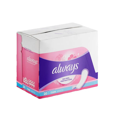 Always Panty Liner 20/ct Scented 12/bx