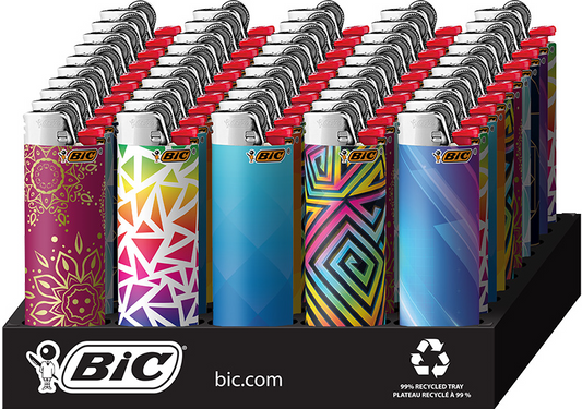Bic Geometric Lighters 50ct