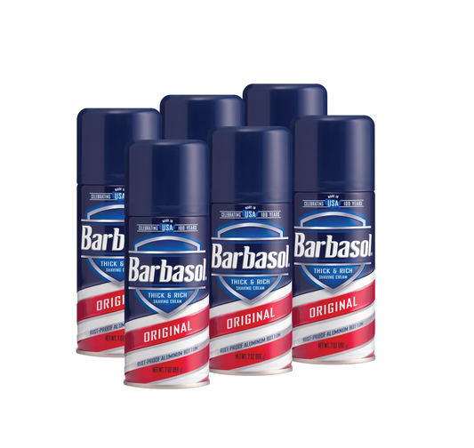 Barbasol Original Thick & Rich Shaving Cream 7oz 6/bx