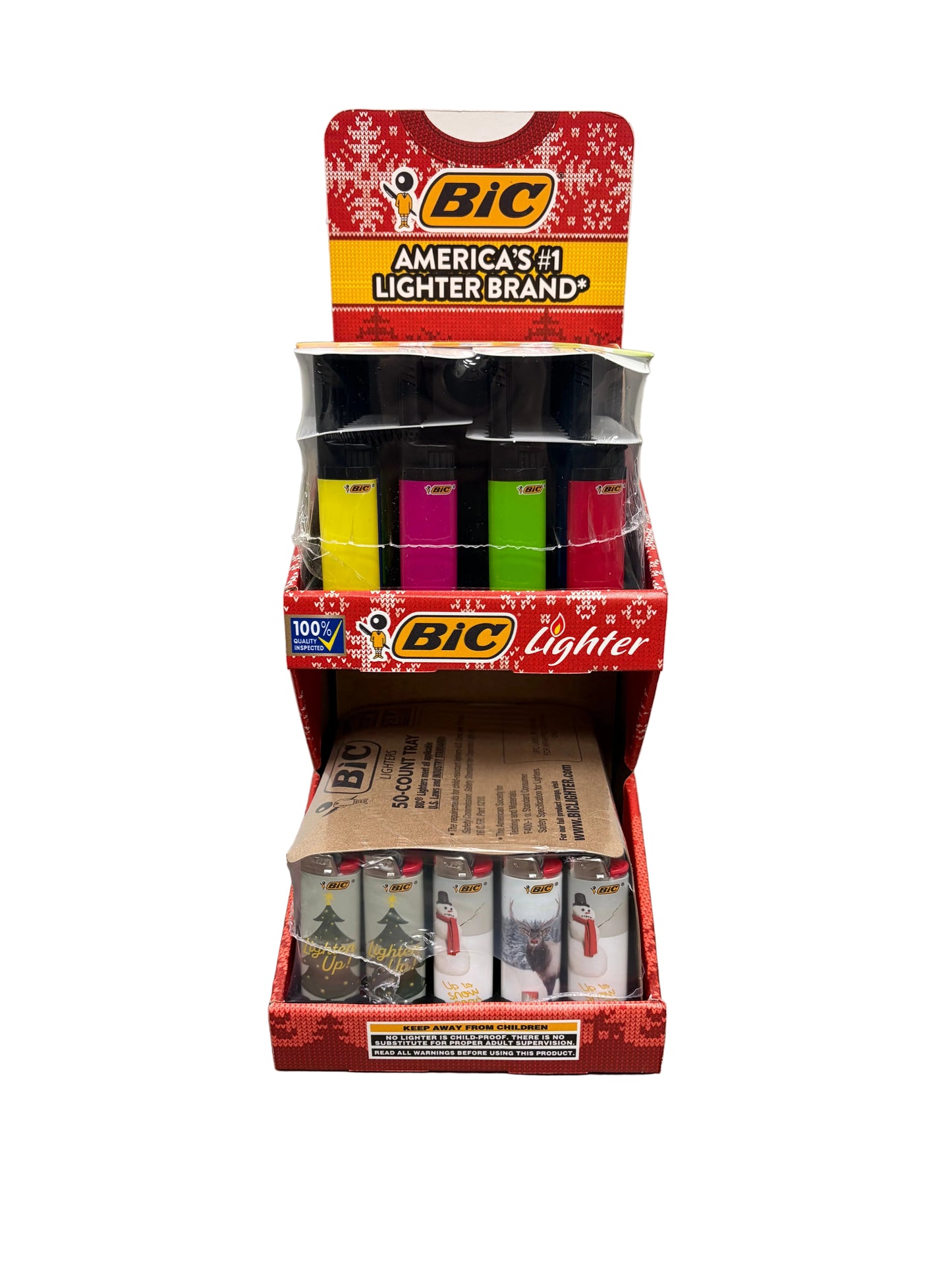 Bic 2 Tier 90ct Lighter Display