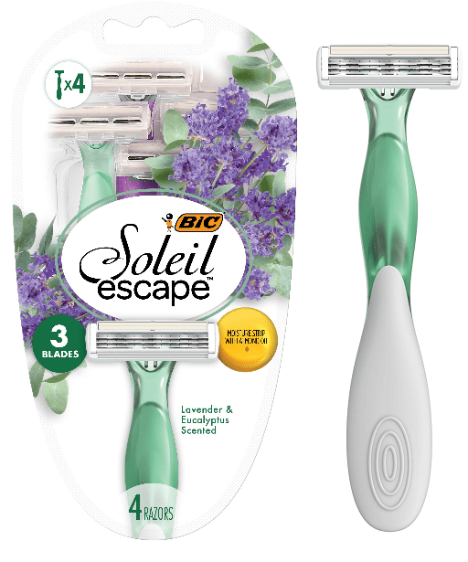 Bic 3 Blade Escape Razors 4ct 6/bx