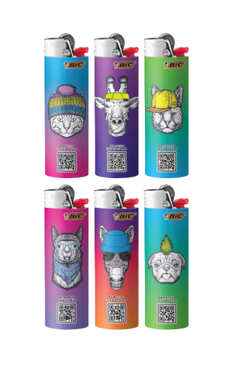 Bic Rotating Trends Augmented Reality Lighters 50ct